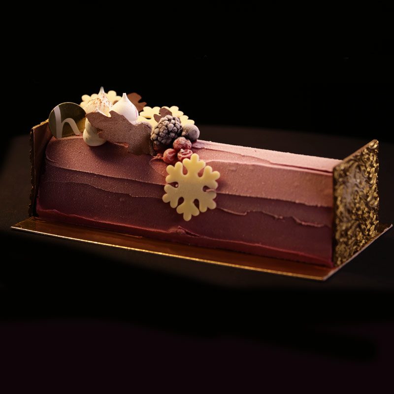 buche cassis nougat